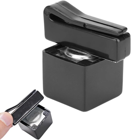 SnelShoppen - Snooker Cue Chalk Holder - Magnetische Chalkhouder voor Biljart - Draagbare Snooker Accessoire - Handig en Netjes - Voorkomt Rommel in Z