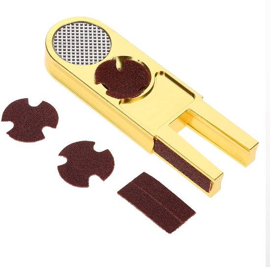 SnelShoppen - Snooker Keu Tip Vijl Shaper Trimmer Tool, 3-in-1 Multifunctionele U-vormige Billiard Keu Tip Trimmer, Shaper, Tapper Reparatie Tool Acce