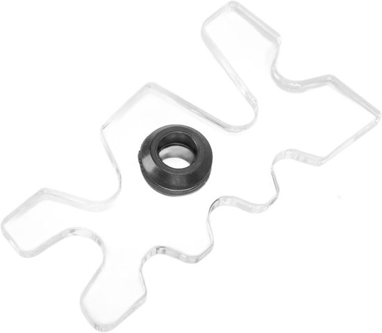 SnelShoppen - Transparante Plastic Biljart Keu Steun Hoofd Beugel Acryl Biljart Keu Steun voor Feesten, Thuis en Clubs