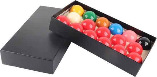 Snooker Ball Set van 17 Stuks, 2.1 Inch Hars voor Officiële Wedstrijden en Thuisgebruik