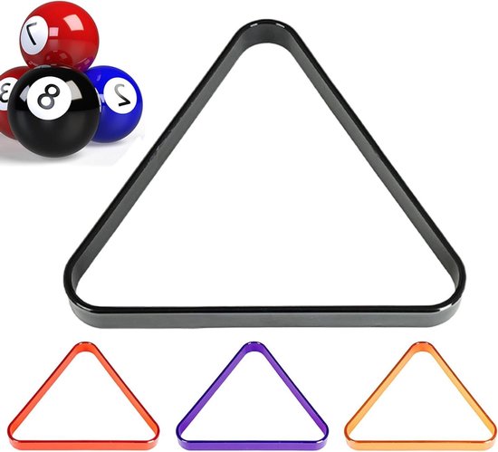Snooker Balrekken - Pool Driehoek Rek - Biljart Spel Oplossing - Slagvast Ontwerp - 4 Stuks - Meerkleurig