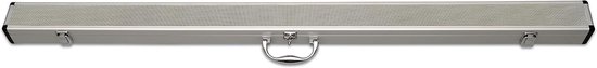 Snooker case 3/4 gedeeld - aluminium - 114 cm - beschermt je keu - ShopVlot
