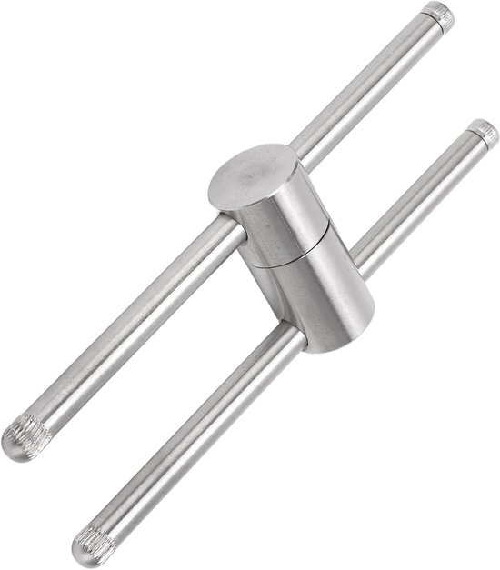 Snooker Cue Tip Compressor - Billiard Cue Tip Shaper - RVS Snooker Stick Tip Compressor voor 9mm-14mm Snooker & Pool Cue Tips van Merkloos