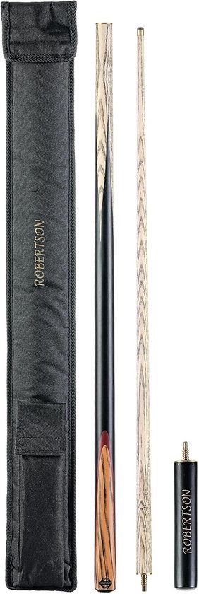 Snooker Keu R-3 - 145 cm + 15 cm verlengoptie - Traditioneel esdoorn - Inclusief quick-joint - ShopVlot