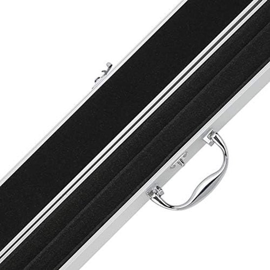 Snooker Pool Cue Case - Billiard Cue Holder - Soft Foam Liner met Opberghouder van Merkloos