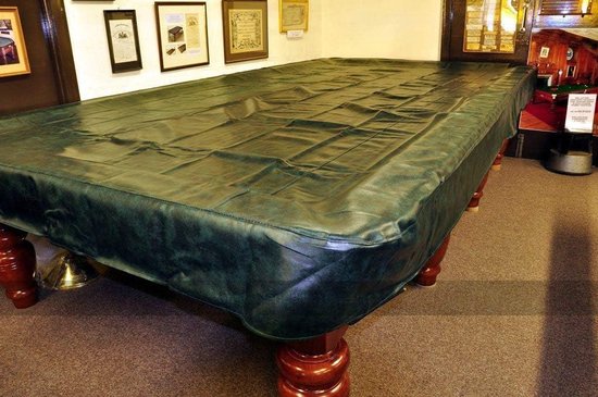 Snooker Tafelhoes - Tafelkleed Pooltafel - Tafel Beschermen - Zwaar Uitvoering - 12ft - Donkergroen