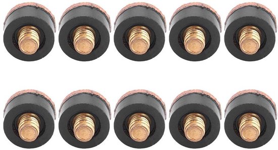 Snooker Tip 11mm - Set van 10 Vervangende Billiard Cue Tips voor Verbeterde Prestaties van Merkloos