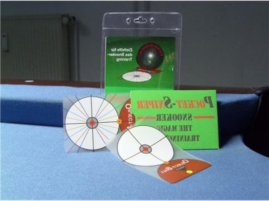 Snooker Trainingshulp - Doelhulp - Precisie Verbeteren - Gerichte Lijnweergave - Dunne Folie - Bedrukt