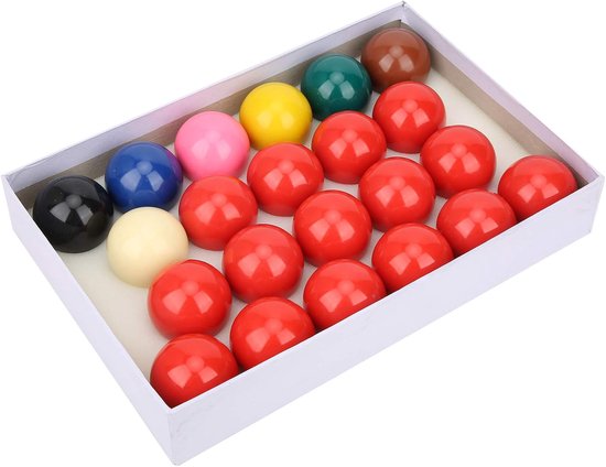 Snookerballenset 22 stuks diameter 52,5 mm biljartballen snooker van kunsthars snookers biljart voor biljarttafel - ShopVlot