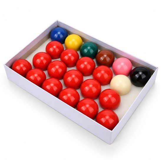 Snookerballenset 22 Stuks - Diameter 52,5 mm - Kunsthars - Unisex - Biljart Accessoire