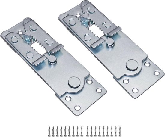 sofa connector bank gezamenlijke clips in elkaar grijpende krokodillenklemmen bodembevestigingen met schroeven voor modulaire bank meubels (2 stuks)