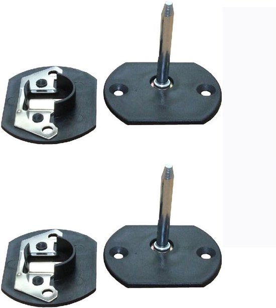 Sofa sofa connector, 2 sets universele meubels in elkaar grijpende sectionele sofa connectoren, pin stijl meubelconnector beugel voor hoofdeinde sofa fauteuil