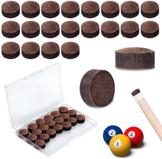 Solidchoice - 20 Stuks Biljartkeu-punten 13mm Vervangingsset