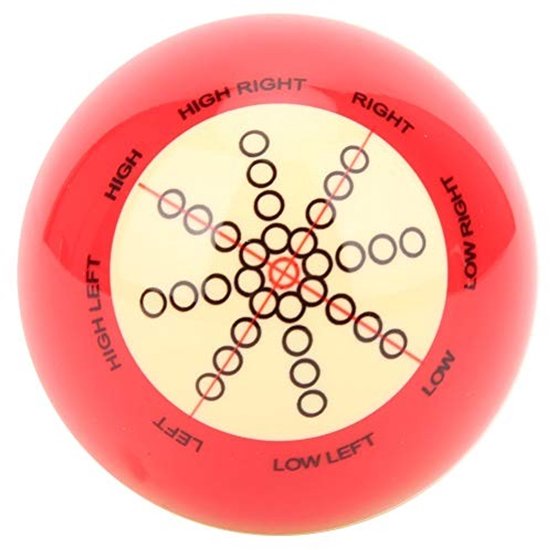 Solidchoice- Biljartkeu Oefentraining - Draagbaar Accessoire - Slijtvast Harsmateriaal - Lichtgewicht - Geschikt voor Amerika Pool 8 Ball - Verbeter je Biljartvaardigheden - Speelbal