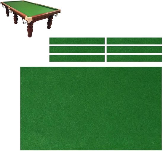 Solidchoice - Professioneel Pooltafel Vilt in Groen