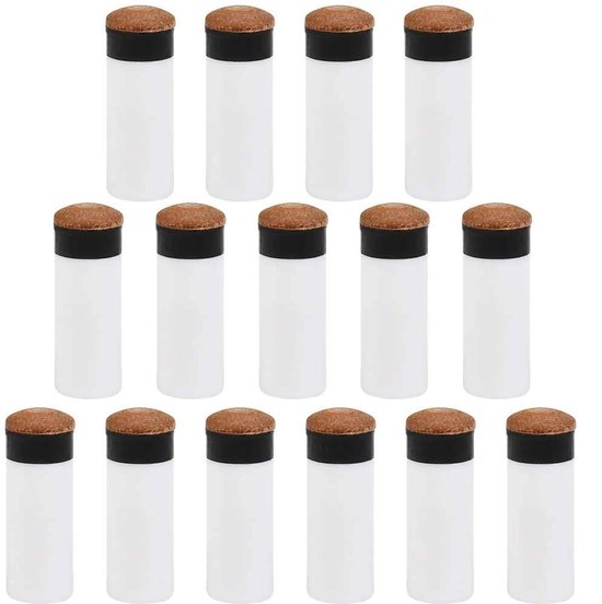 Solidchoice - Set van 15mm Billiard Cue Tips met Schroefbevestiging