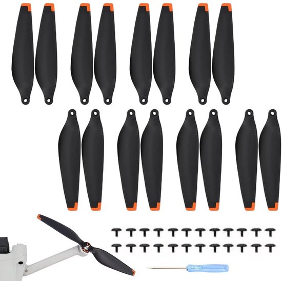 Solidchoice - Set van 16 Mini Propellers voor Mini 3 Pro/Mini 4 Pro Drones
