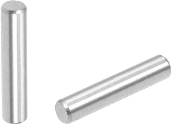 Sourcing map 100 stuks pluggen pen 304 roestvrij staal rek pen bevestigingselementen 1,5 mm x 6 mm 4mm 20mm 50Pcs
