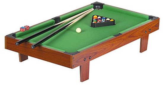Speeltafel met Biljart, Tafelvoetbal en Tafeltennis voor Gezinnen