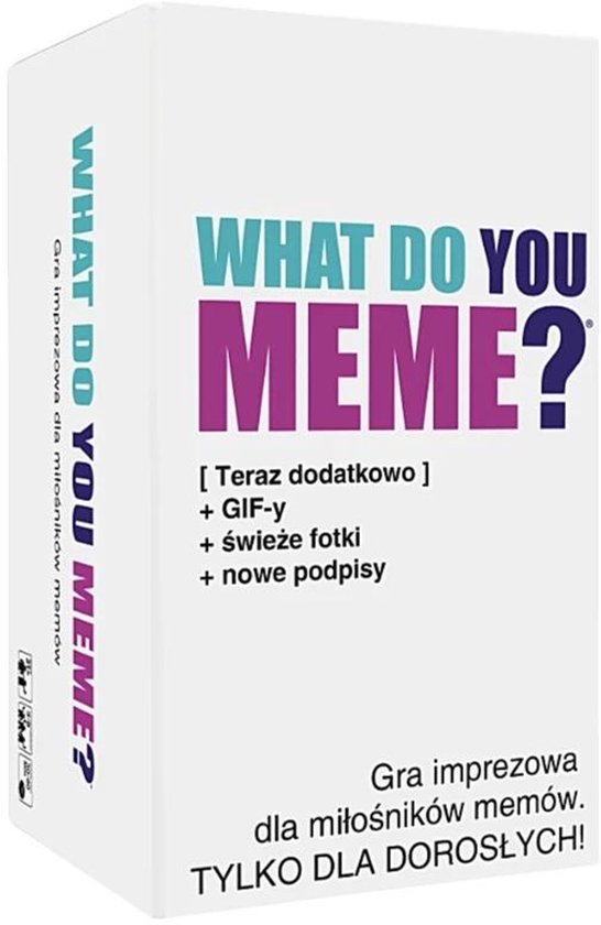 Spel What Do You Meme? snelle speelronde + GIF's - Gra What Do You Meme? szybka rozgrywka + GIF-y