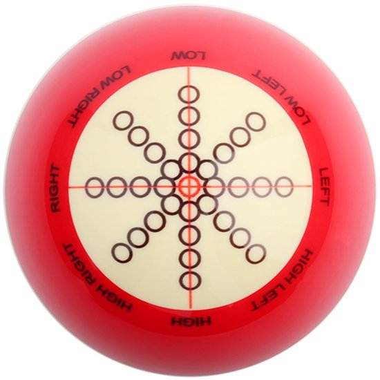 SPHProducts - Biljart Spot Cue Ball - Oefenbiljartballen - Perfect voor training - Cueball - Ideaal voor pool en snooker - Geschikt voor alle niveaus