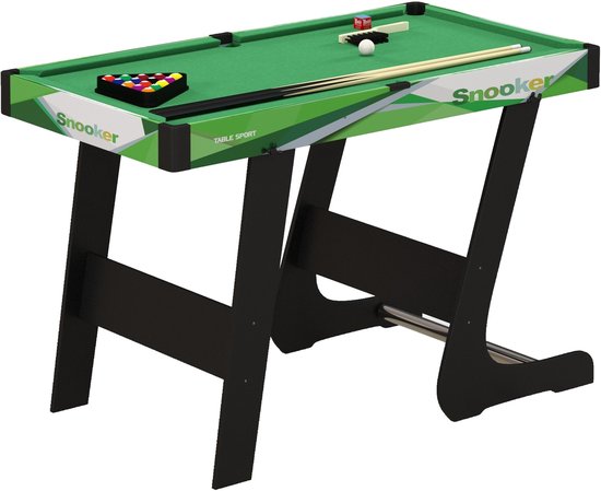 SPORTNOW-Pooltafel-MDF-104x55,5x68cm-Groen van Merkloos