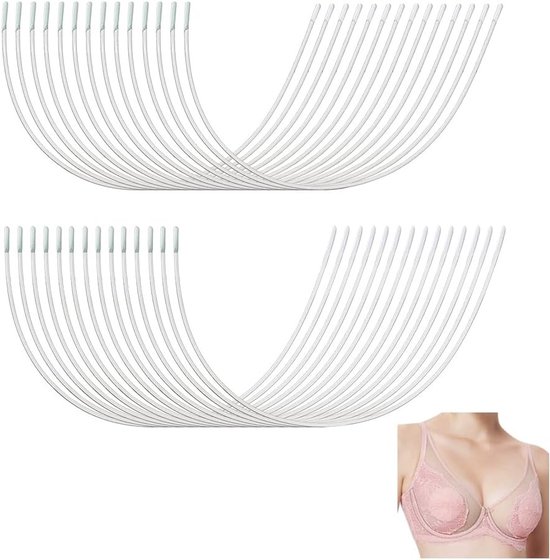 Stalen Ondersteuning D Cup E Cup Beugels voor Bh's - Vervangingsaccessoires voor Dames Bustiers en Corsetten, Duurzaam en Stevig