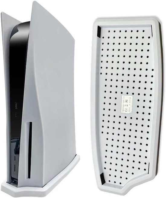 Stand voor PS5 Disc Edition Ingebouwde Cooling Vents Non-Slip Feet voor Playstation 5 Disc Edition Game Console Dock (wit)
