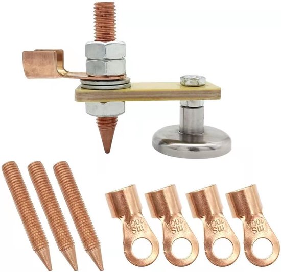 Sterke Magnetische Lasbeugel met Grondklem Ondersteuning voor Elektrisch Lassen en Veiligheid