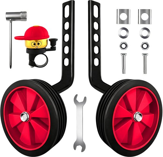 Steunwielen voor Kinderfietsen, Universaal voor 12-20 Inch Fietsen