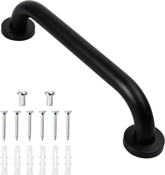 Stevige 30 cm RVS Douchehandgreep voor Badkamer, Toilet, Badkuip, Trap en Keuken - Geschikt voor Ouderen, Personen met Beperkingen en Kinderen