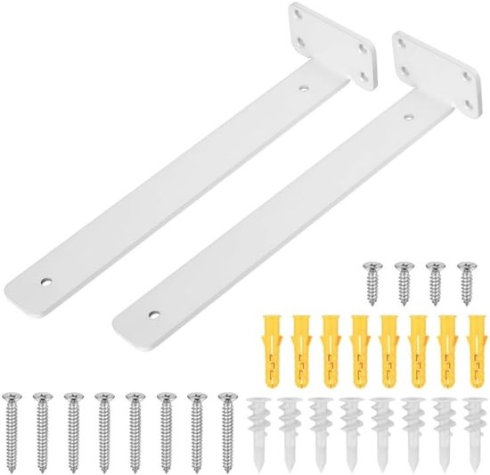Stevige Plankhouder voor Wandmontage - Ideaal voor Planken, Decoratie en Opslagoplossingen
