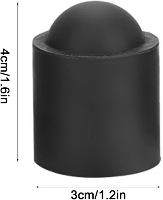 Store_9 - Pool Cue Cap - Billiards Accessoires - Bescherming voor Cue Tips - Zwart van Store 9