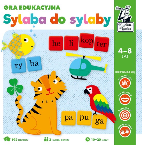 Sylaba do sylaby Gra edukacyjna