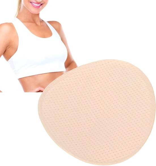 Symmetrische Borstprothese voor Mastectomie, Driehoekige Concave Borstpads, Push Up Inlegkussens voor Comfort en Ondersteuning (XXL)