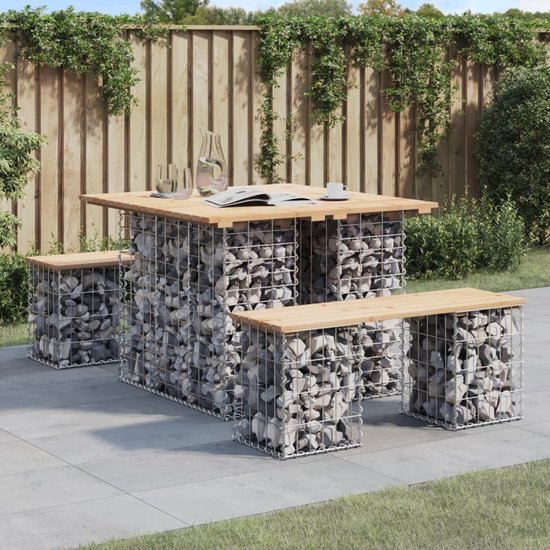 Tafel 100x102x72 cm massief hout grenen