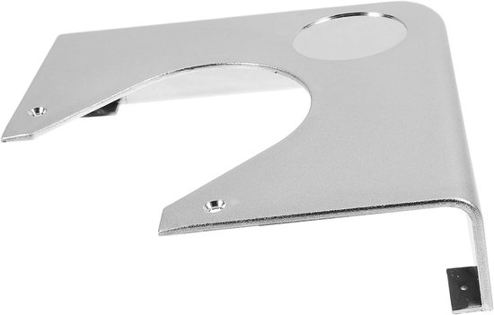 Tafel Hoekplaat - Pooltafel Accessoires - Biljart Stabiliteit - Strak Ontwerp - 18.2 cm - Zilver