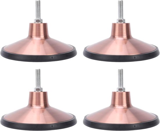 Tafel Levelers - Stabiliteit Poten - Spel Verbeteren - Verstelbaar Ontwerp - 6.3 cm - Zwart