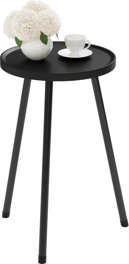 Tafel Ronde Bijzettafel LET520BK
