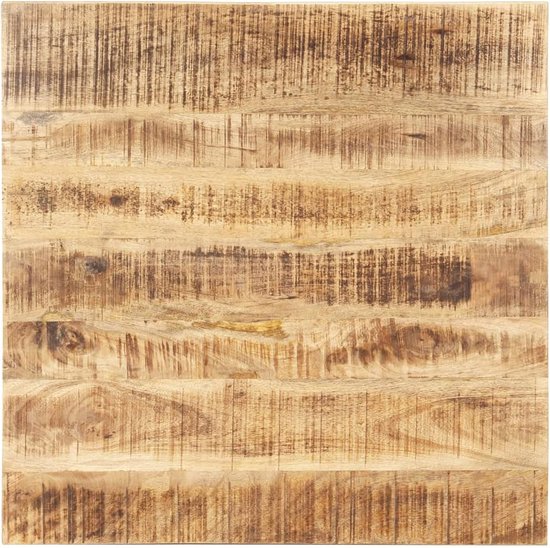 Tafelblad massief houten blad houten blad reserve tafelblad houten blad voor salontafel mango massief hout 25-27 mm 70x70 cm