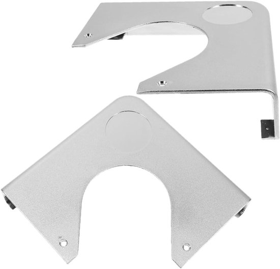 Tafelhoekbeschermers - Veiligheidsranden - Pooltafel Beschermen - Harde Harslijm - 2 stuks - Zilver