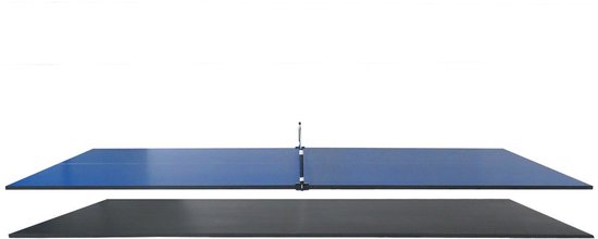 Tafeltennistafel - 3-in-1 - Tafeltennis - Poolen - Eten - Geschikt voor 7ft pooltafels - Incl. Netset, pingpongbats, tafeltennisballen