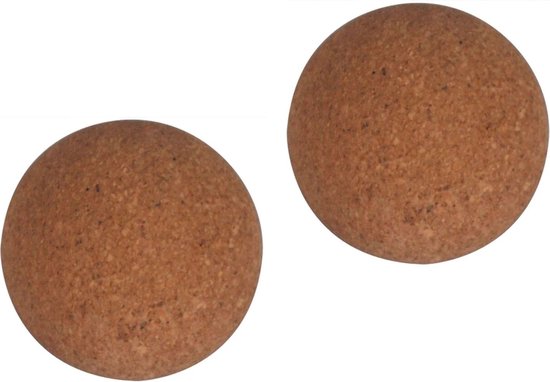 Tafelvoetbal bal kurk Naturel per 2 stuks van Buffalo