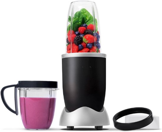 Thuys – Elektrische Blender – Shredder – Smoothiemaker En Multifunctionele Blender – 700ml En 500ml Glazen – Zwart van Thuys