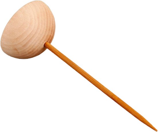Ticket Houder - Bon Spindel - Order Beheer - Stevige Houten Basis - 19x6cm - Natuurlijk Hout