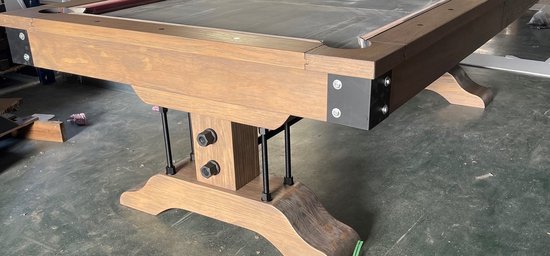 Top Table Lexor Pooltafel Industrial Vintage-Oak 8FT van T