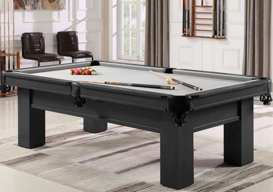 Top Table Lexor Pooltafel Solid Matte Black 8FT van T