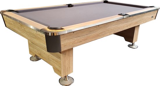 TopTable Radical Pooltafel 9FT Wood van Merkloos