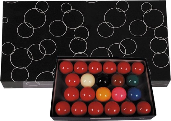 TopTable Snooker Ballen A-klasse 57,2mm - Officiële Maat Pooltafels van T