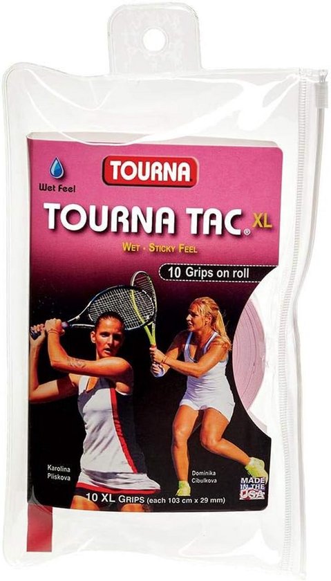 Tourna Tourna Tac Pink Tennis overgrip Pack of 10 van tourna